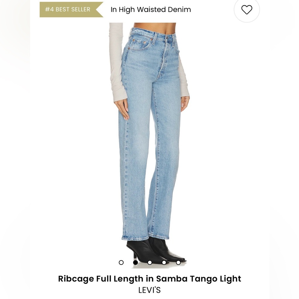 Levi's Light Blue Straight Leg Jeans